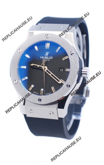 Hublot Classic Fusion Silver Watch in Steel Case