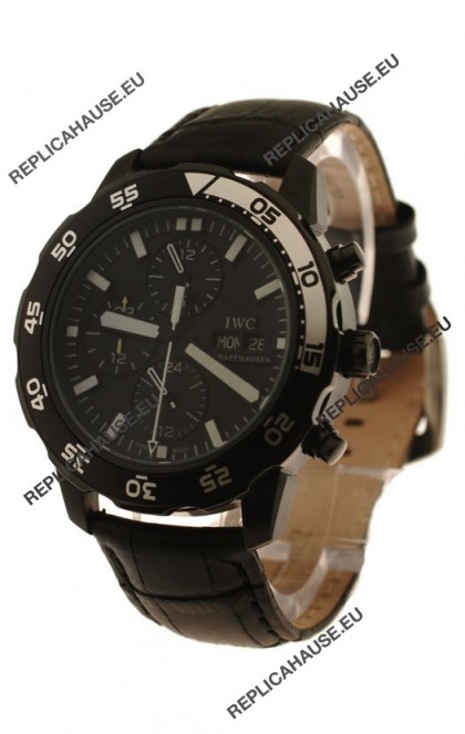IWC Aquatimer Chronograph Japanese Replica PVD Watch