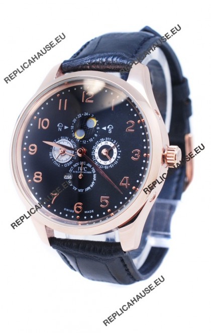 IWC Da Vinci Perpetual Calendar Chronograph Japanese Gold Watch