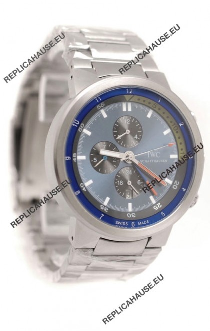 IWC Aquatimer Japanese Replica Watch in Blue Dial