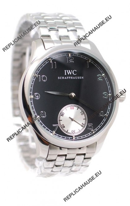 IWC Portugese Automatic Replica Watch in Black Dial
