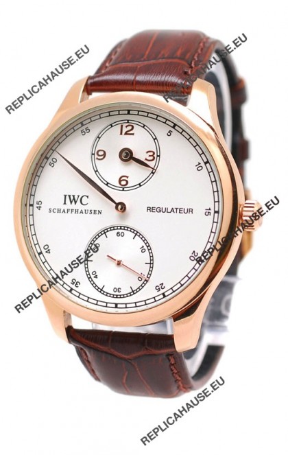 IWC Portuguese Regulateur Japanese Gold Watch