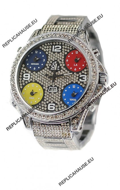 Jacob & Co Diamond Watch in Arabic Markers