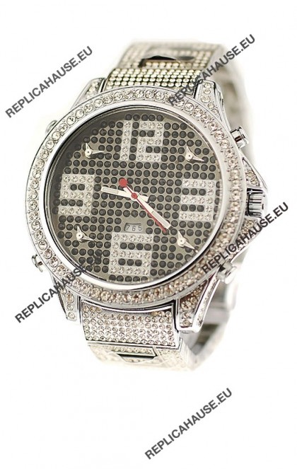 Jacob & Co Diamond Japanese Replica Watch in Big Arabic Markers