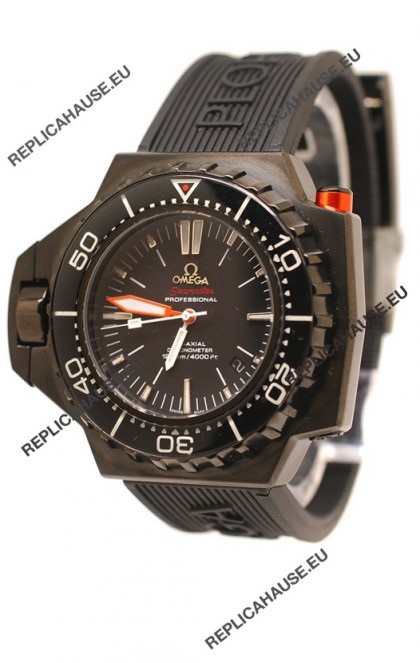 Omega Seamaster Ploprof 1200M Swiss Watch in Black