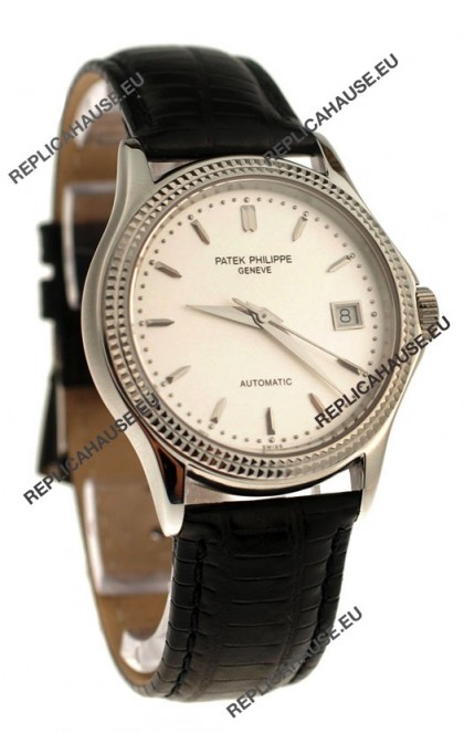 Patek Philippe Geneve Replica Watch in White Dial