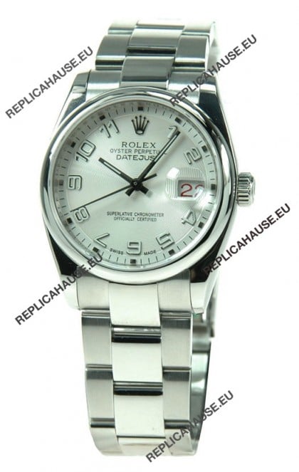 Rolex Datejust Japanese Replica Silver Watch