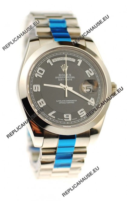 Rolex Day Date II Silver Japanese Replica Watch