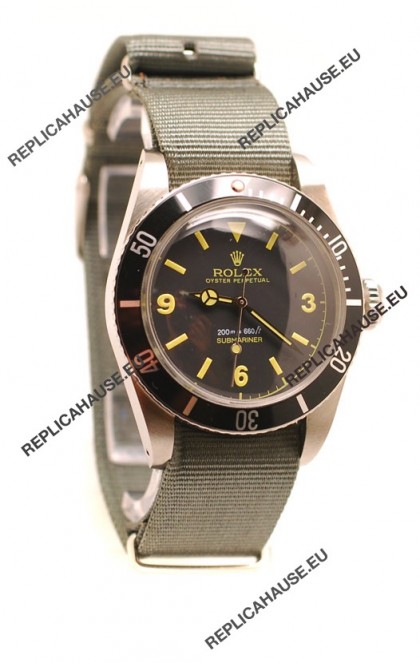 Rolex Submariner Swiss Watch Nylon Strap Watch