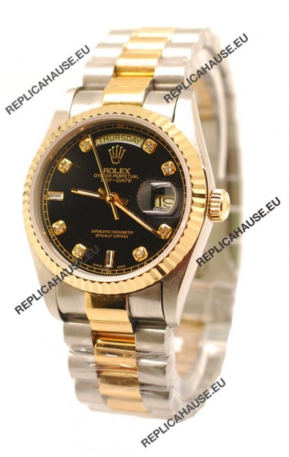 Rolex Day Date Two Tone Japanese Replica Watch