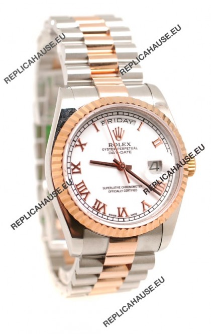 Rolex Day Date Two Tone Japanese Replica Watch