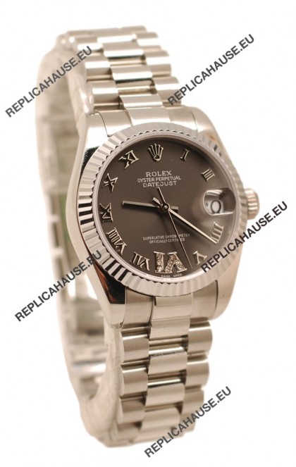 Rolex Oyster Perpetual Datejust Diamonds VI Swiss Replica Watch -36MM