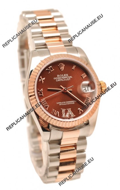Rolex Oyster Perpetual Datejust Diamonds VI Japanese Replica Watch -36MM
