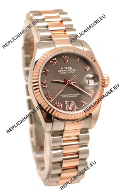 Rolex Oyster Perpetual Datejust Diamonds VI Swiss Replica Watch -36MM