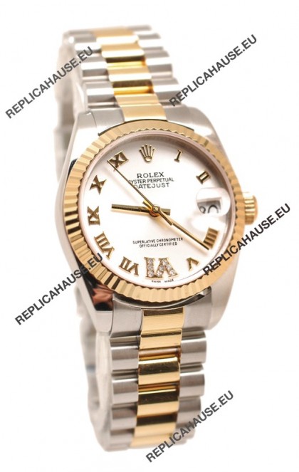 Rolex Oyster Perpetual Datejust Diamonds VI Swiss Replica Watch -36MM