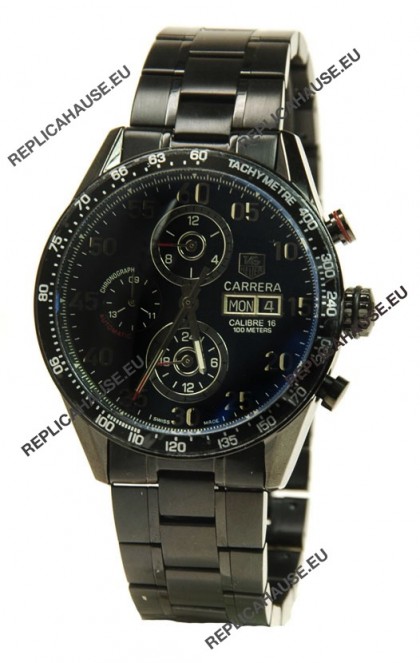 Tag Heuer Carrera Calibre 16 DayDate Japanese PVD Watch