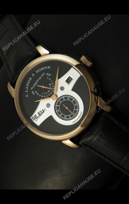 A.Lange & Sohne Zeitwerk Edition Japanese Watch Black Dial