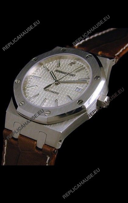 Audemars Piguet Royal Oak Replica Watch in White Dial
