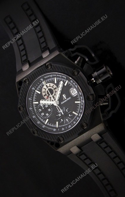 Audemars Piguet Royal Oak Offshore Survivor Swiss Watch - Secs hands at 12 O clock
