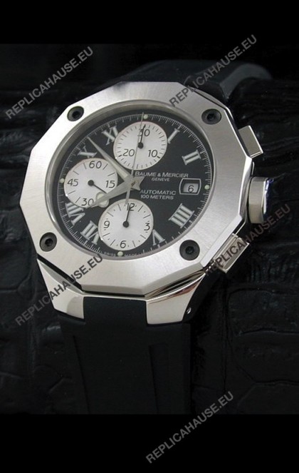 Baume & Mercier Riveria Swiss Watch in Black Dial