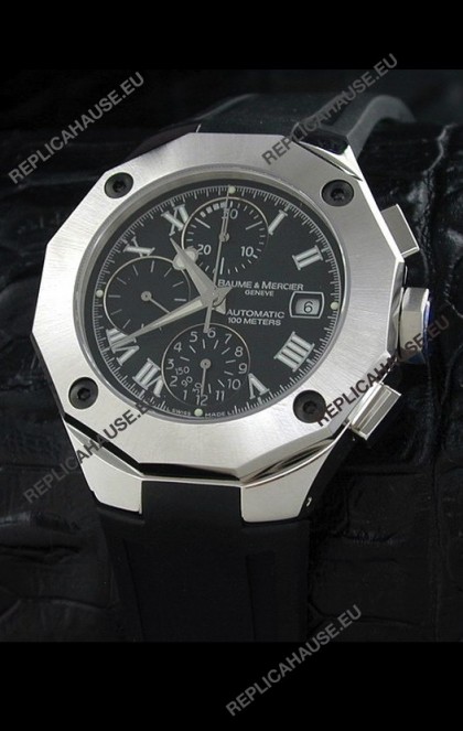 Baume & Mercier Riveria Swiss Watch in Black Dial