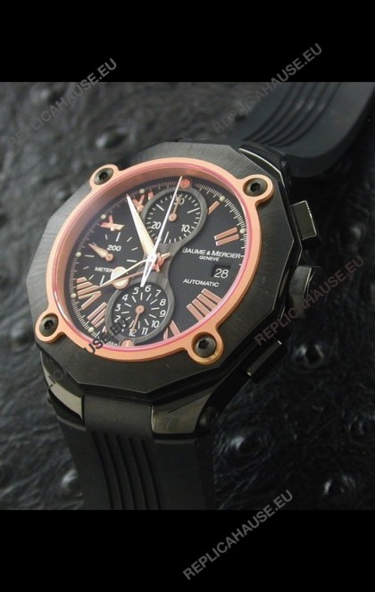 Baume & Mercier Riveria Swiss Watch in Black Dial