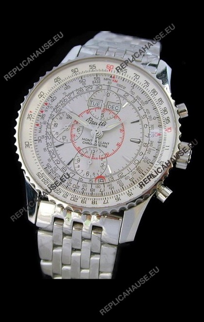 Breitling Navitimer World Swiss Replica Watch in White Dial