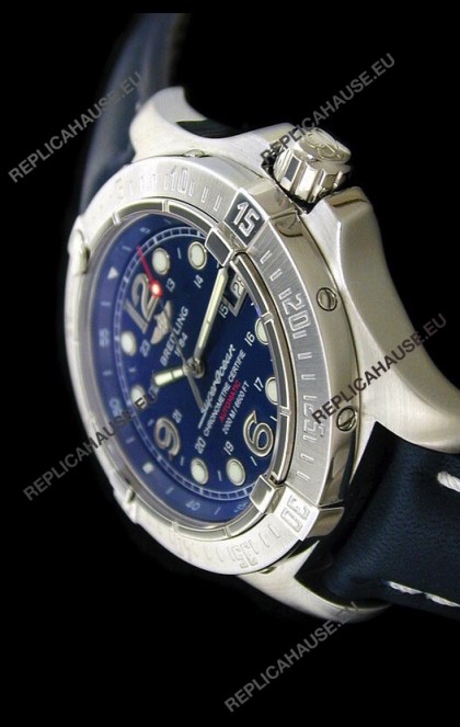 Breitling Superocean Steelfish Swiss Replica Watch in Blue Dial