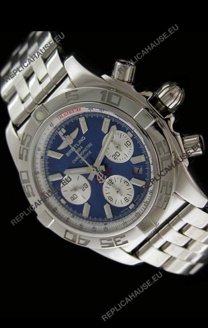 Breitling Chronomat B01 Swiss Replica Watch in Blue Dial