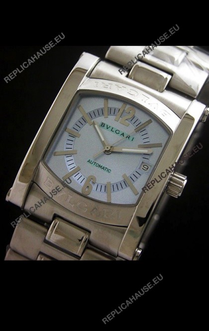 Bvlgari Assioma Japanese Automatic Watch in Blue Dial