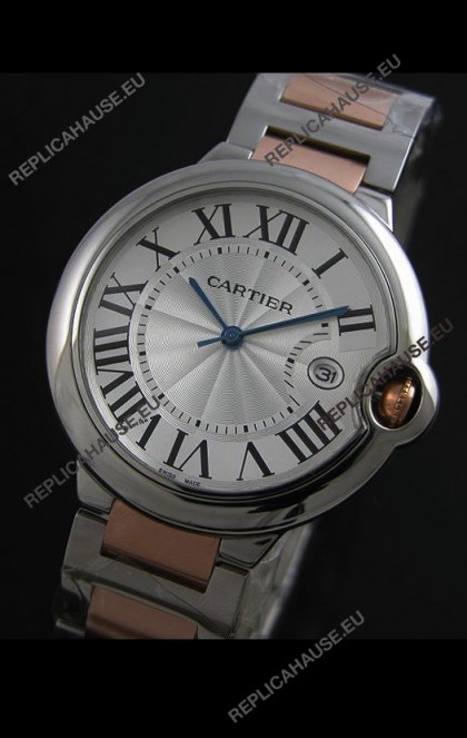 Cartier Ballon Blue de Japanese Replica Watch in White Dial