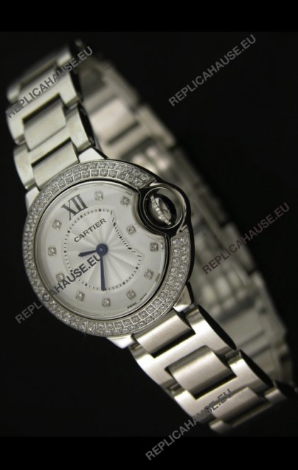 Balon Bleu de Cartier Ladies Japanese Watch in Steel