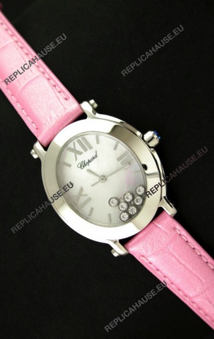 Chopard Happy Sport Ladies Japanese Replica Watch