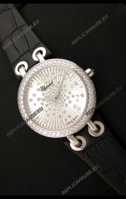 Chopard Xtravaganza Ladies Ladies Japanese Replica Watch in White Dial