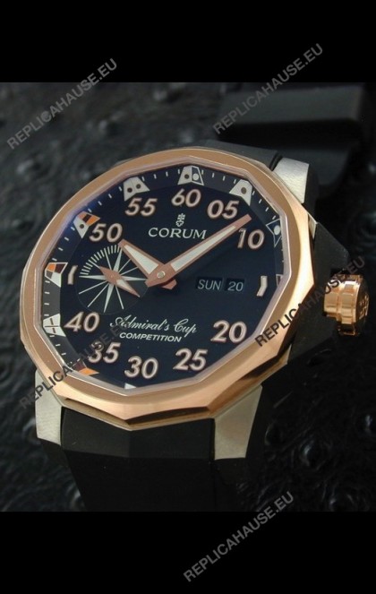 Corum Admiral's Cup Competition Swiss Replica Watch in Black Dial