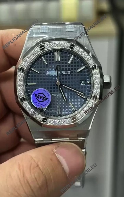Audemars Piguet Royal Oak 37MM Blue Dial Watch in 3120 Movement - 1:1 Mirror Replica