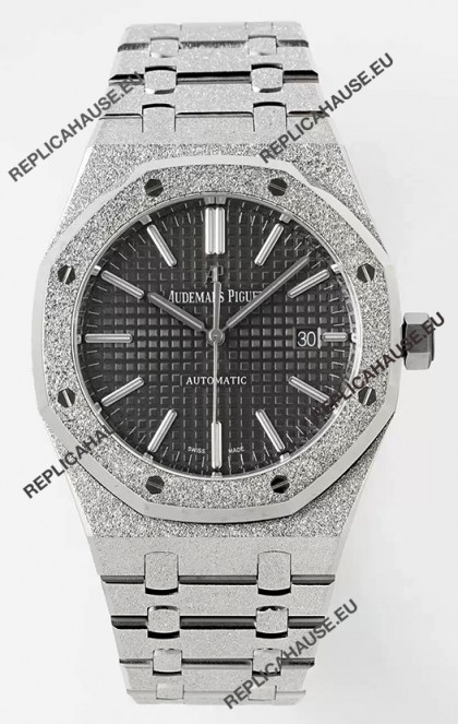 Audemars Piguet Royal Oak 15410BC 41MM Grey Dial 904L Steel CALIBRE 3120 Movement 1:1 Mirror Replica