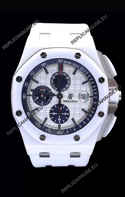 Audemars Piguet Royal Oak Offshore White Ceramic - Ultimate 1:1 3126 Movement
