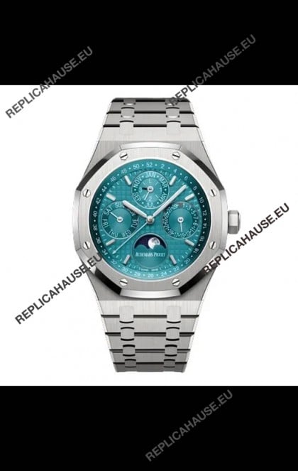 Audemars Piguet Royal Oak Perpetual Calendar Swiss Replica 904L Steel - Tiffany Blue Dial