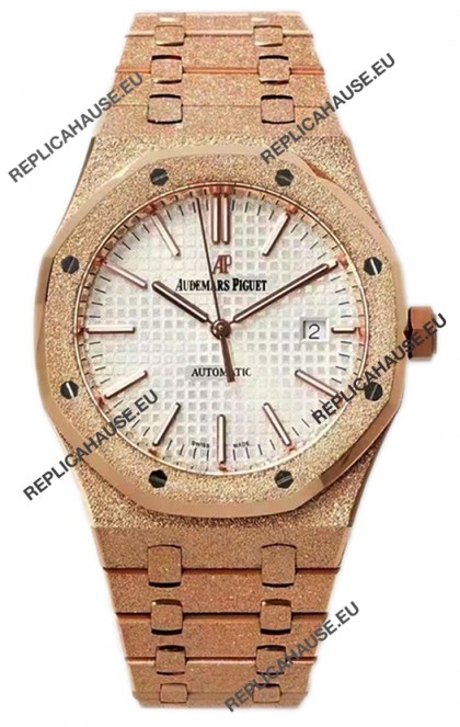 Audemars Piguet Royal Oak 37MM Frosted Casing Watch in 3120 Movement - 1:1 Mirror Replica