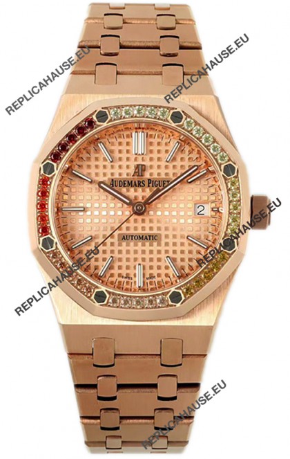 Audemars Piguet Royal Oak 37MM Frosted Casing Watch in 3120 Movement - 1:1 Mirror Replica