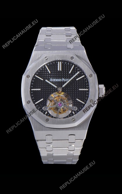 Audemars Piguet Royal Oak Tourbillon 41mm Black Dial in 904L Steel Case