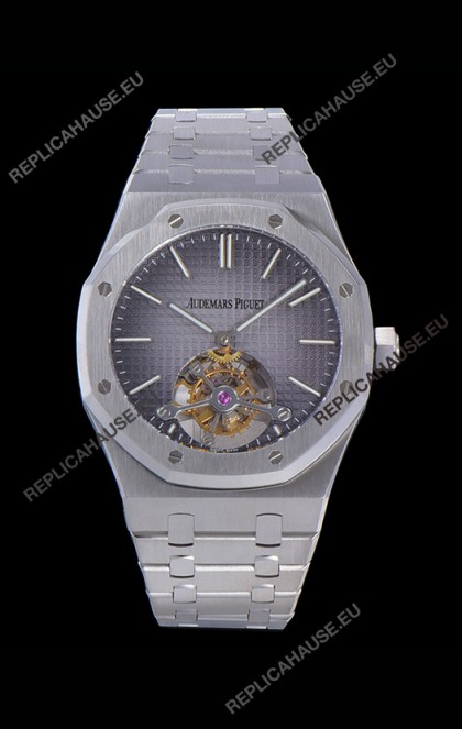 Audemars Piguet Royal Oak Tourbillon 41mm Grey Dial in 904L Steel Case
