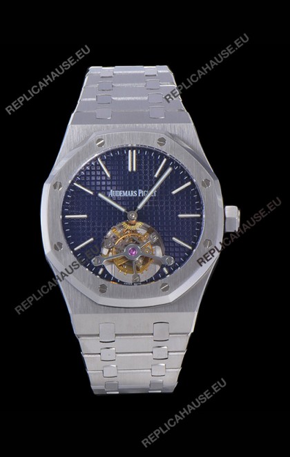 Audemars Piguet Royal Oak Tourbillon 41mm Blue Dial in 904L Steel Case