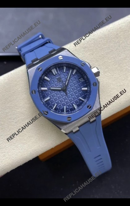 Audemars Piguet Royal Oak Offshore 15605SK Blue 1:1 Mirror Replica Watch 43MM