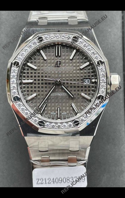 Audemars Piguet Royal Oak 37MM Grey Dial Watch in 3120 Movement - 1:1 Mirror Replica