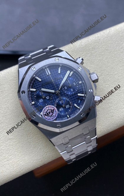 Audemars Piguet Royal Oak Chronograph 1:1 Mirror Replica - 904L Steel in Blue Dial 41MM