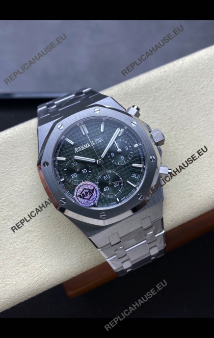 Audemars Piguet Royal Oak Chronograph 1:1 Mirror Replica - 904L Steel in Green Dial 41MM