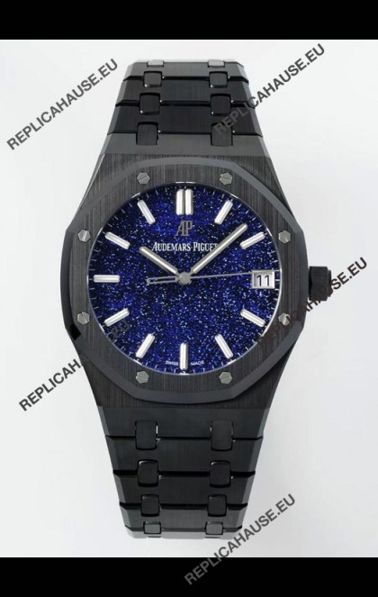 Audemars Piguet Royal Oak 15500 Black Ceramic Starry Dial Super Clone Replica Watch 