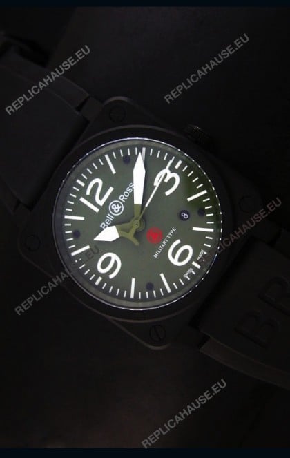 Bell & Ross BR03-92 Green Dial Swiss Replica Watch